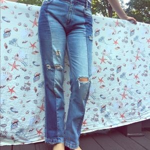 Free People 2-Toned Jeans